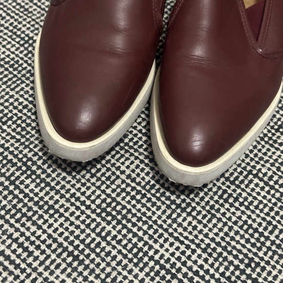 Everlane Maroon Slip-On Flats street shoe modern loafer sz 9 - Picture 4 of 6